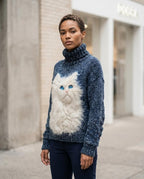 Zumieze - Noren | Applique Chunky-Knit Turtleneck Sweater Women