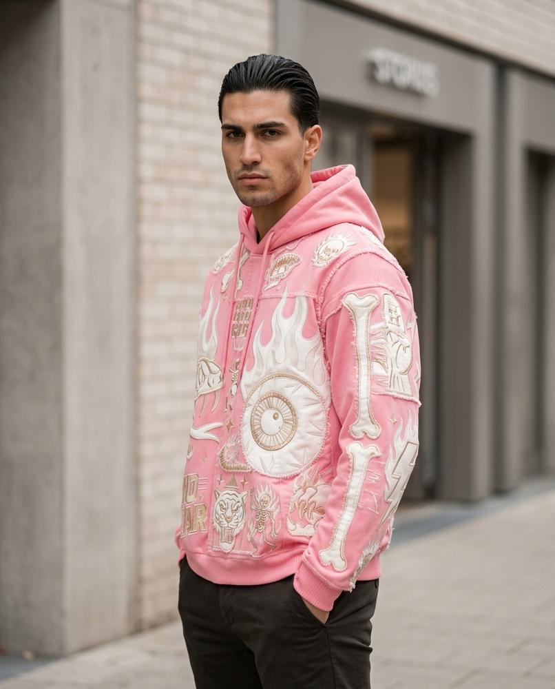Zumieze - Arvar | Embroidered Appliquéd Jacket Men