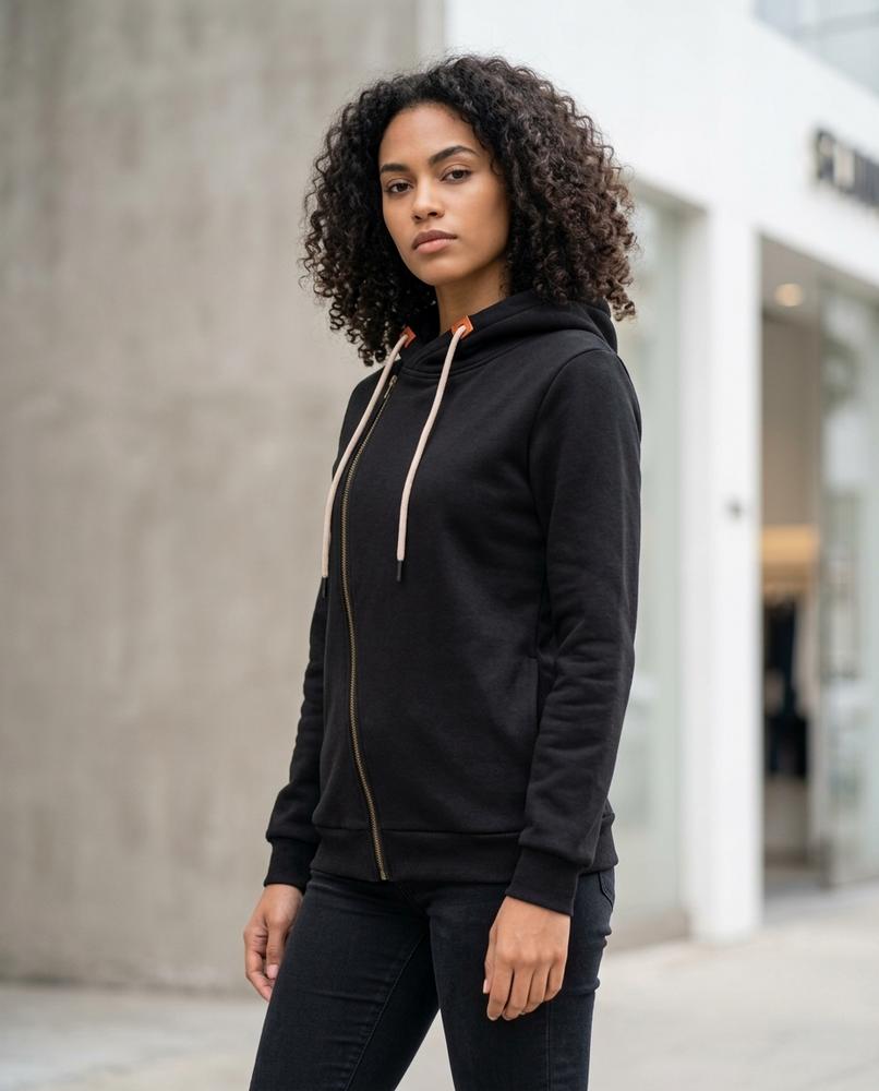 Zumieze - Rilan | Zip-Up Hooded Hoodie Women