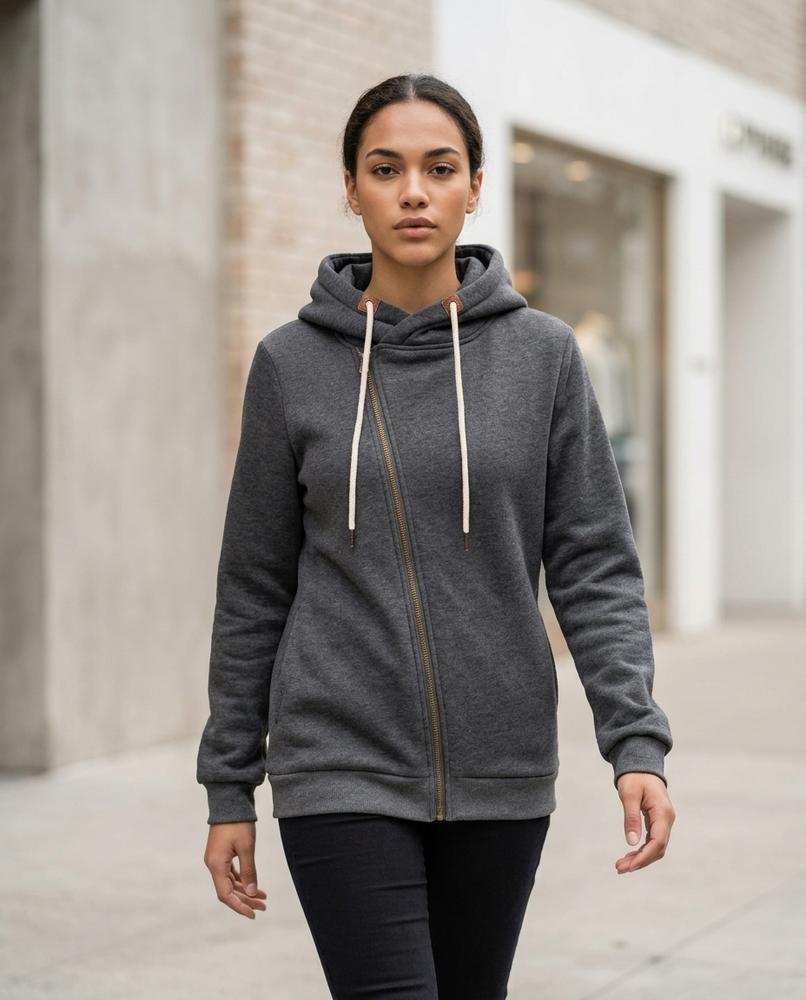 Zumieze - Rilan | Zip-Up Hooded Hoodie Women