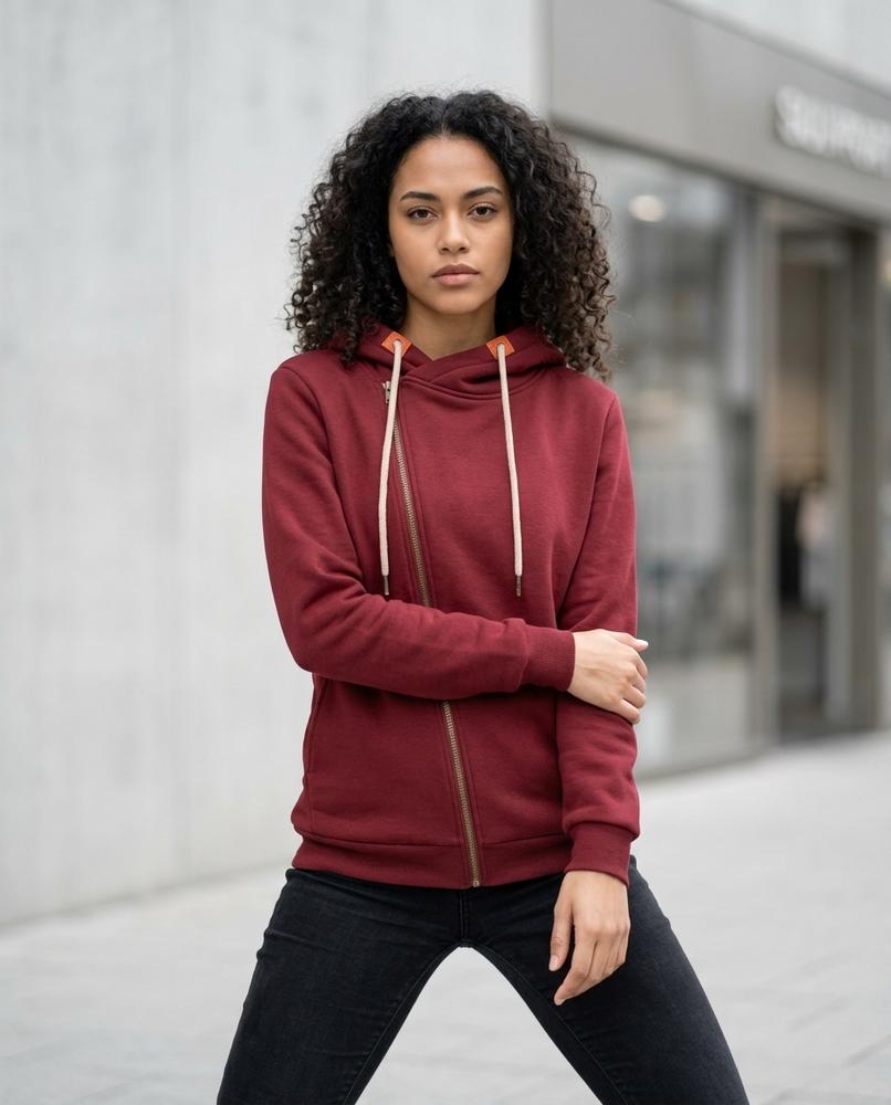 Zumieze - Rilan | Zip-Up Hooded Hoodie Women