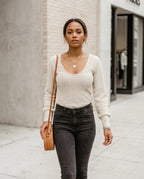 Zumieze - Tisil | Ribbed Fitted Sweater Women