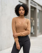 Zumieze - Tisil | Ribbed Fitted Sweater Women