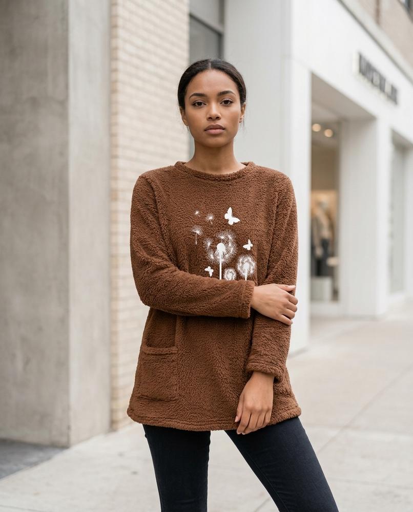 Zumieze - Rorev | Plush Pocketed Tunic Women