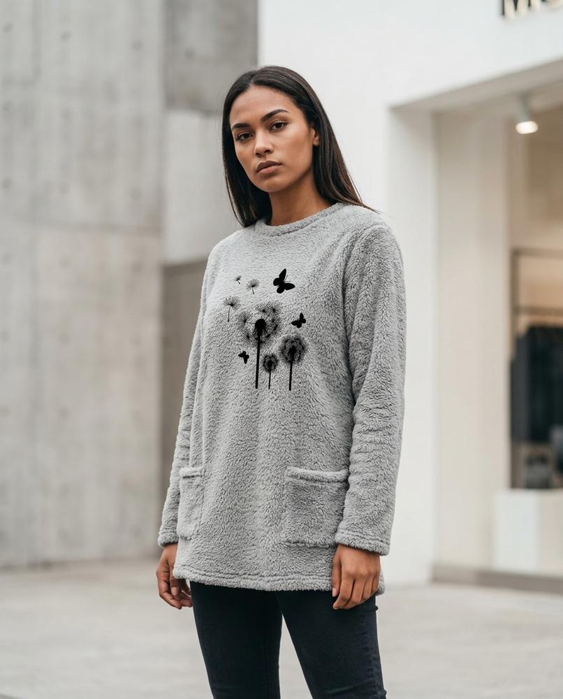 Zumieze - Rorev | Plush Pocketed Tunic Women