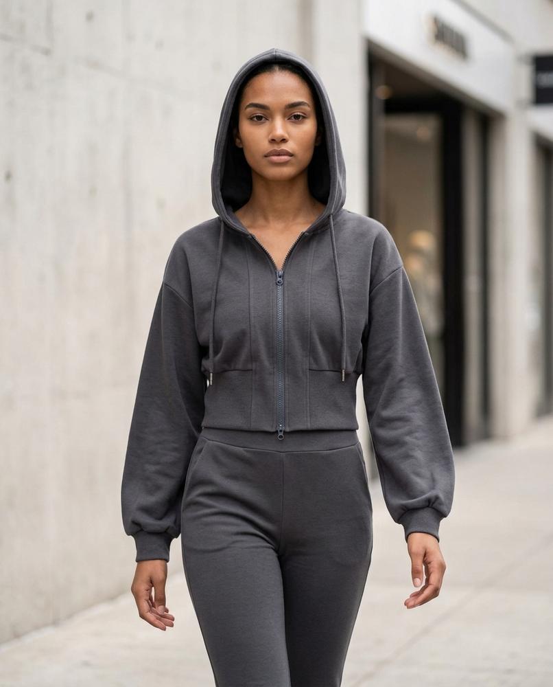 Zumieze - Visel | Cropped Zip-Up Hoodie Women