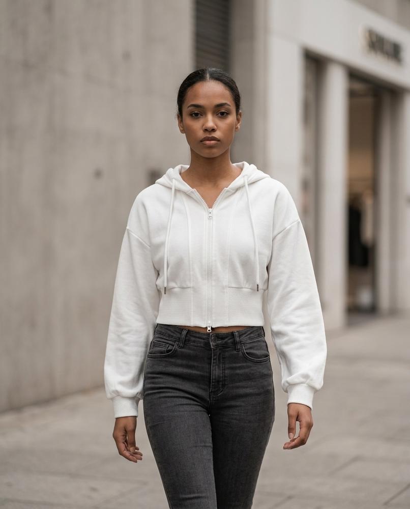 Zumieze - Visel | Cropped Zip-Up Hoodie Women