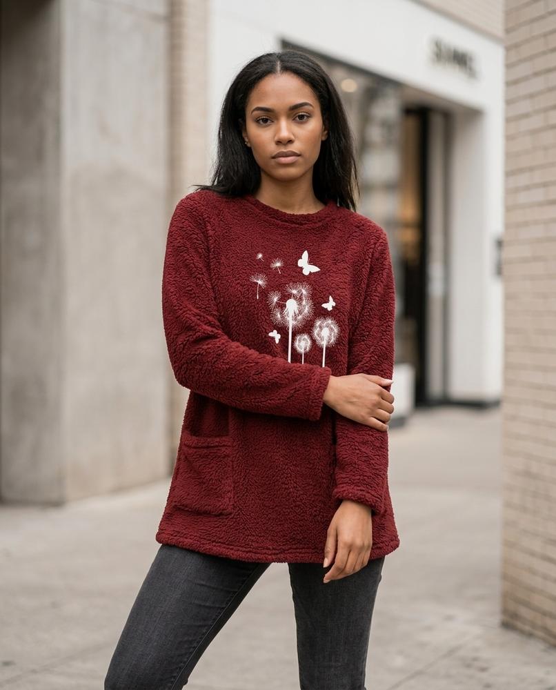 Zumieze - Rorev | Plush Pocketed Tunic Women
