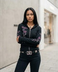 Zumieze - Dasan | Embroidered Zip-Up Hoodie Women