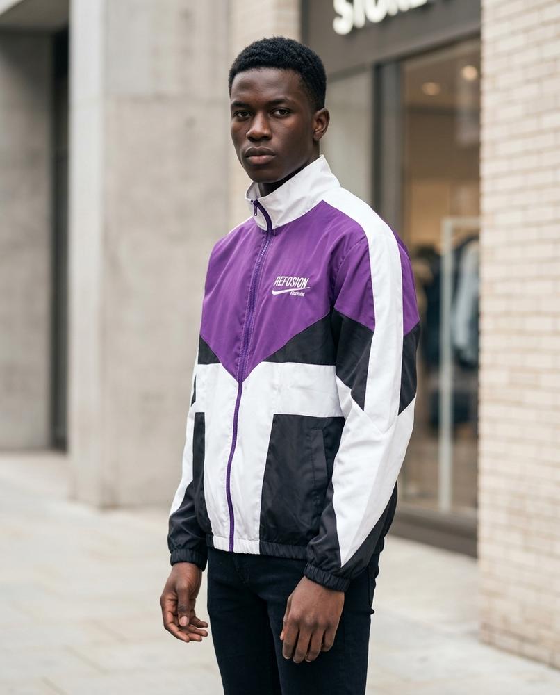 Zumieze - Tilar | Color-Blocked Zip-Up Jacket Men