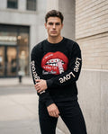 Zumieze - Kaken | Ribbed Embroidered Sweatshirt Men