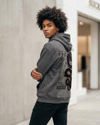 Zumieze - Yovin | Printed Relaxed Fit Hoodie Men