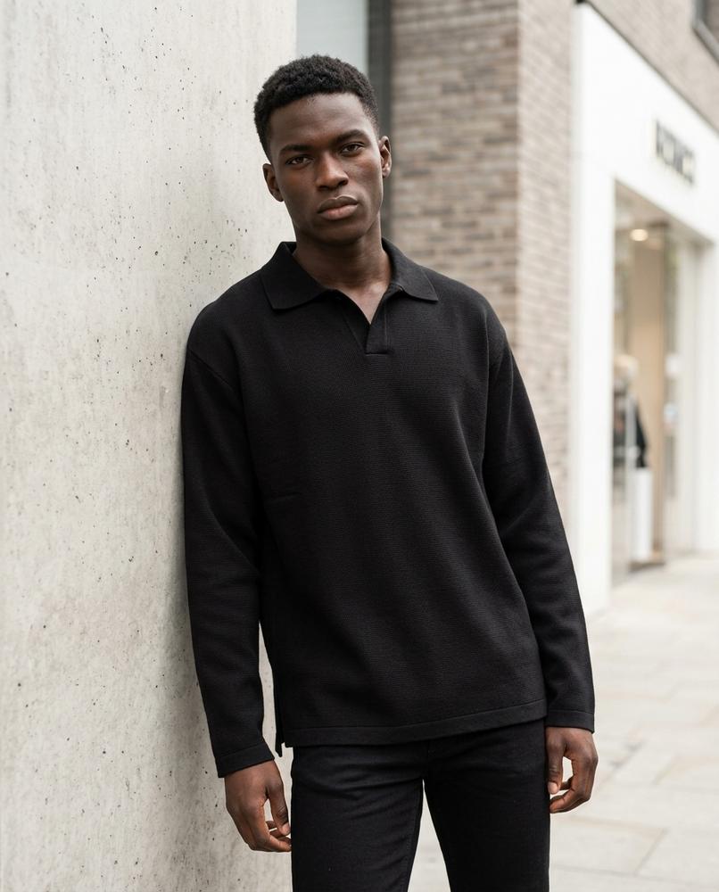 Zumieze - Ketal | Textured Long-Sleeved Sweater Men