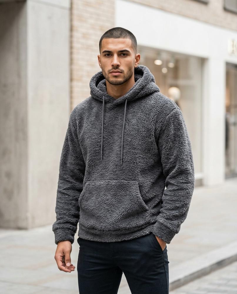 Zumieze - Nelar | Fleece Relaxed-Fit Hoodie Men