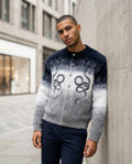 Zumieze - Keran | Fluffy Gradient Knit Cardigan Men