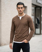 Zumieze - Ellar | Long-Sleeved Layered-Look T-Shirt Men
