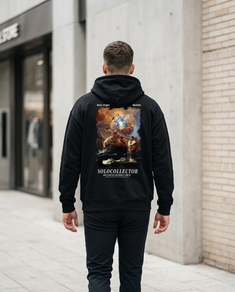 Zumieze - Darel | Oversized Printed Hoodie Unisex