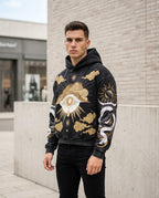 Zumieze - Misil | Graphic-Print Washed Hoodie Men