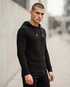 Zumieze - Savan | Waffle-Knit Relaxed-Fit Hoodie Men
