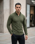 Zumieze - Nenal | Textured Quarter-Zip Sweater Men