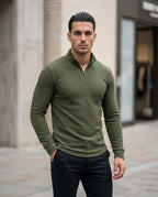 Zumieze - Nenal | Textured Quarter-Zip Sweater Men