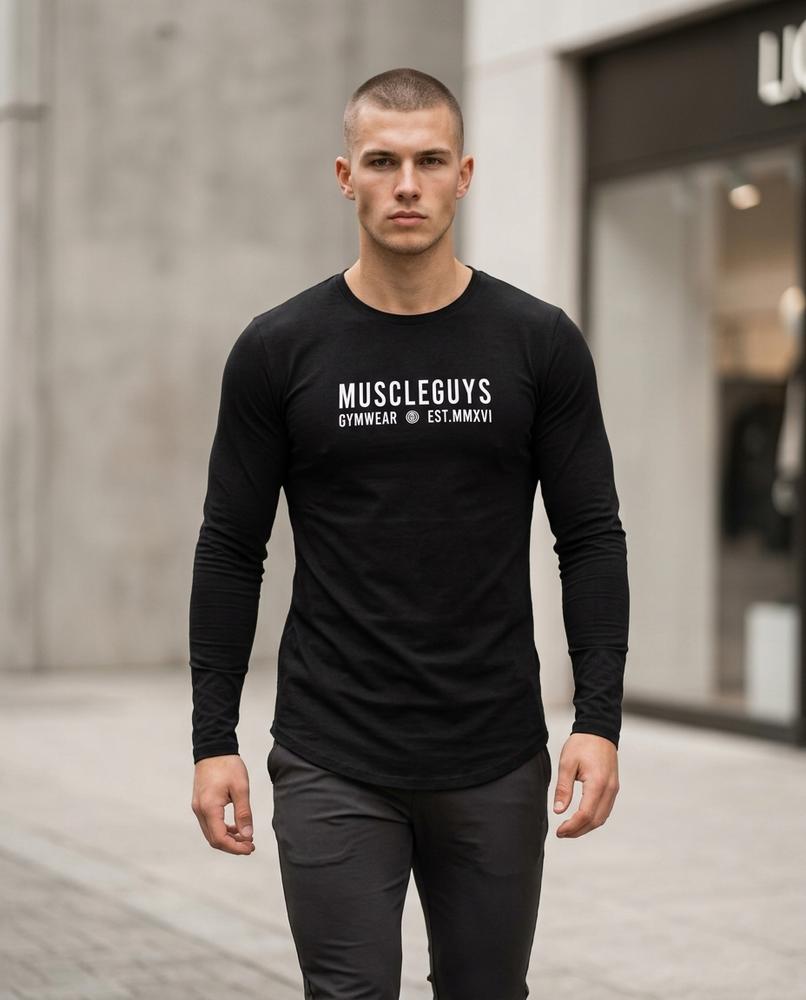 Zumieze - Arron | Slim Fit Long-Sleeved T-Shirt Men