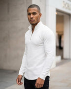Zumieze - Nenal | Textured Quarter-Zip Sweater Men