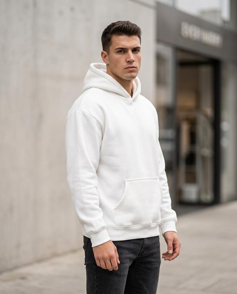 Zumieze - Lysen | Solid-Color Relaxed-Fit Hoodie Men