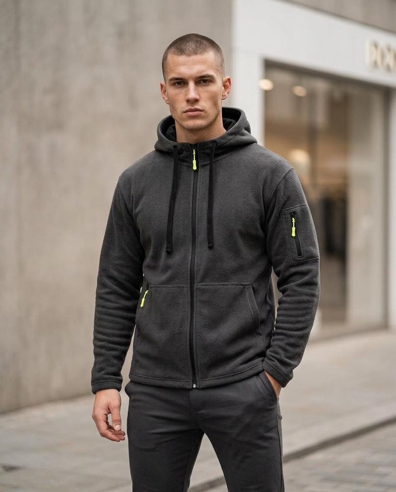 Zumieze - Caron | Zip-Up Lined Hoodie Men
