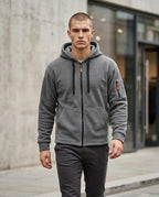 Zumieze - Caron | Zip-Up Lined Hoodie Men