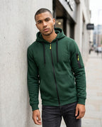 Zumieze - Caron | Zip-Up Lined Hoodie Men
