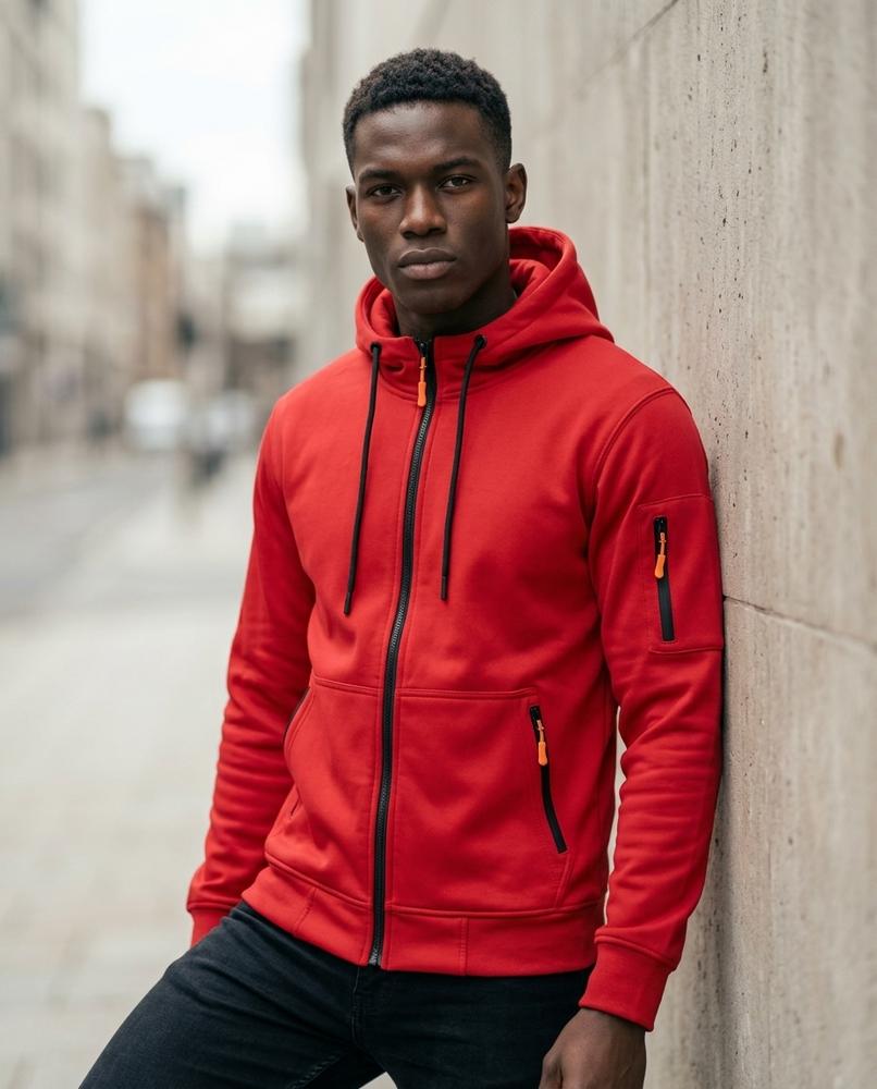 Zumieze - Caron | Zip-Up Lined Hoodie Men