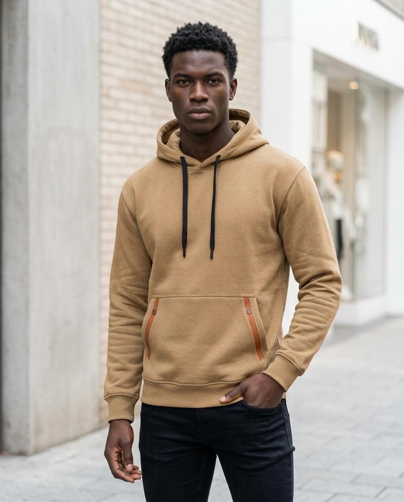 Zumieze - Salin | Pullover Zipped-Pocket Hoodie Men