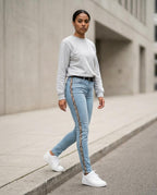 Zumieze - Zamar | Quarter-Zip Stone-Washed Sweatshirt Men