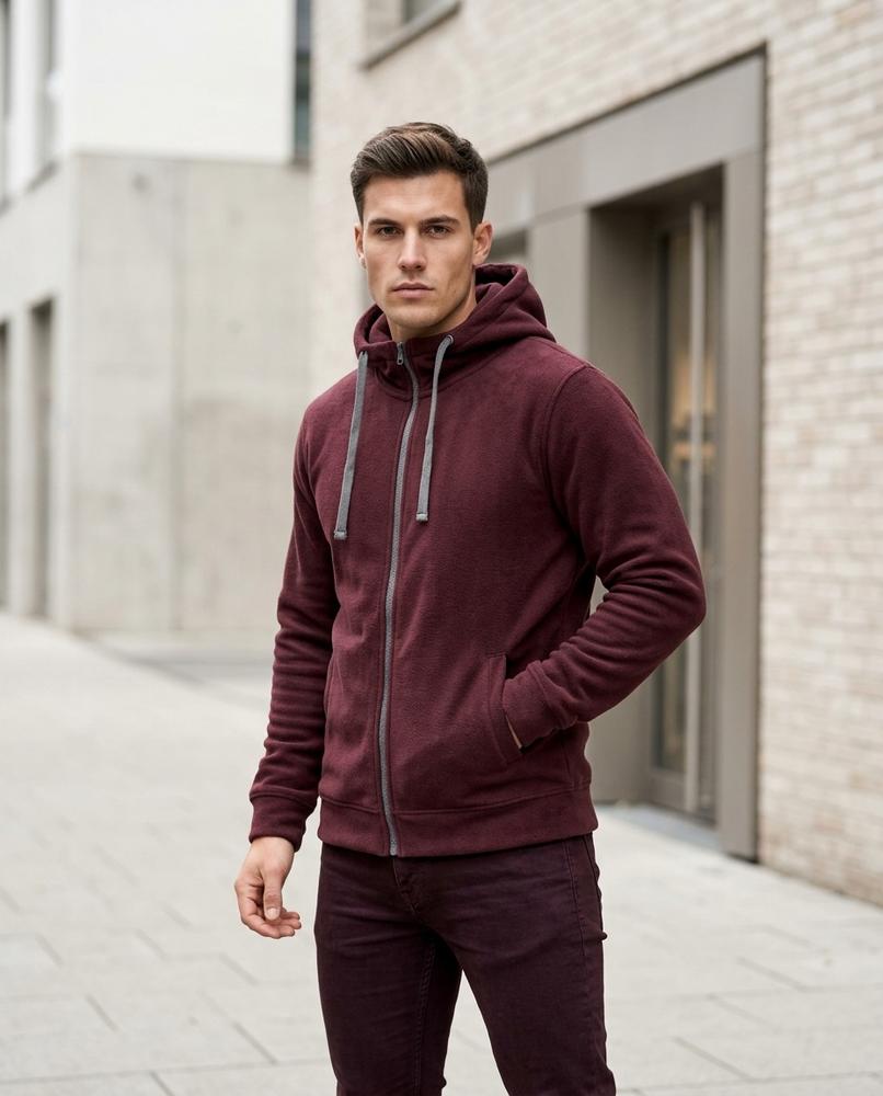 Zumieze - Zamar | Quarter-Zip Stone-Washed Sweatshirt Men