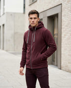 Zumieze - Zamar | Quarter-Zip Stone-Washed Sweatshirt Men