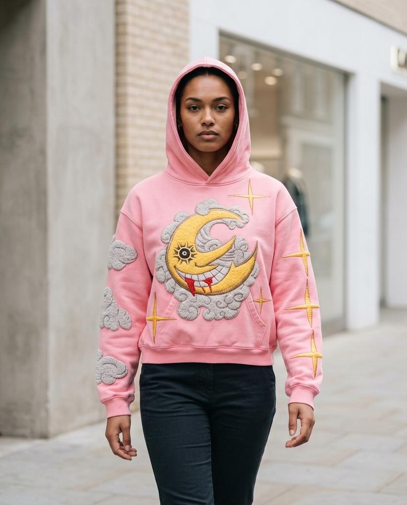 Zumieze - Arvan | Embroidered Pullover Hoodie Men