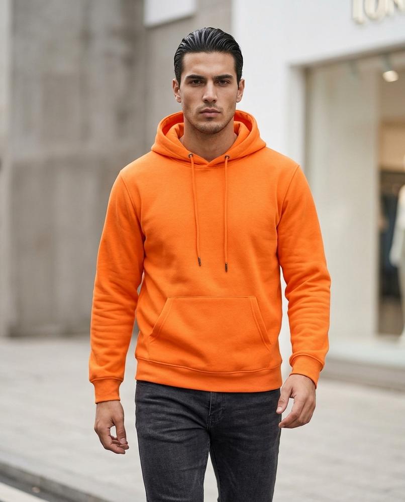 Zumieze - Timin | Solid-Color Long-Sleeved Hoodie Men