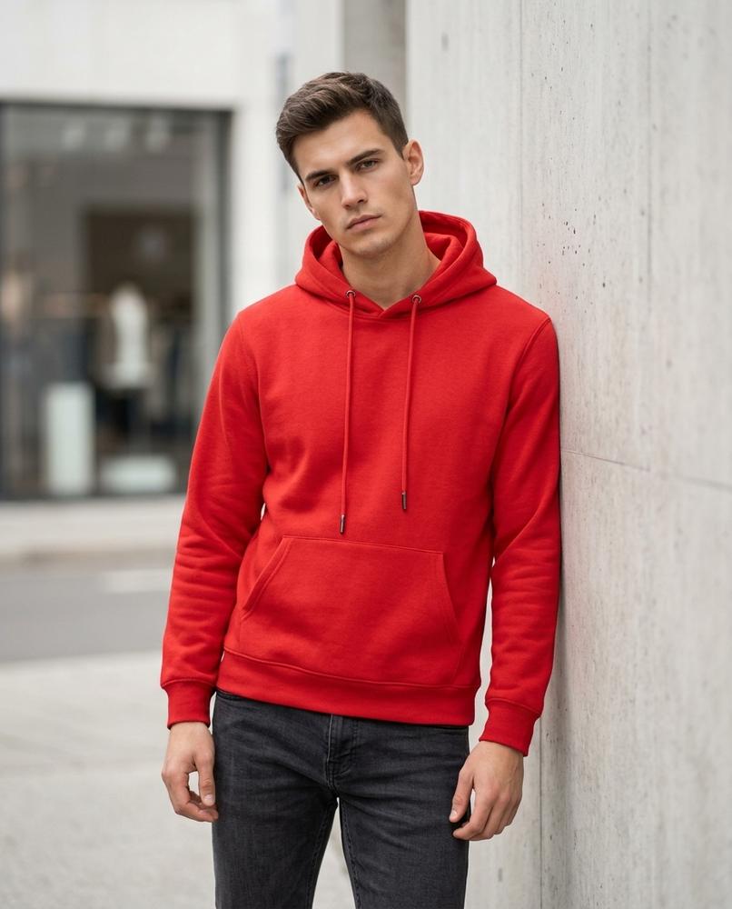 Zumieze - Timin | Solid-Color Long-Sleeved Hoodie Men