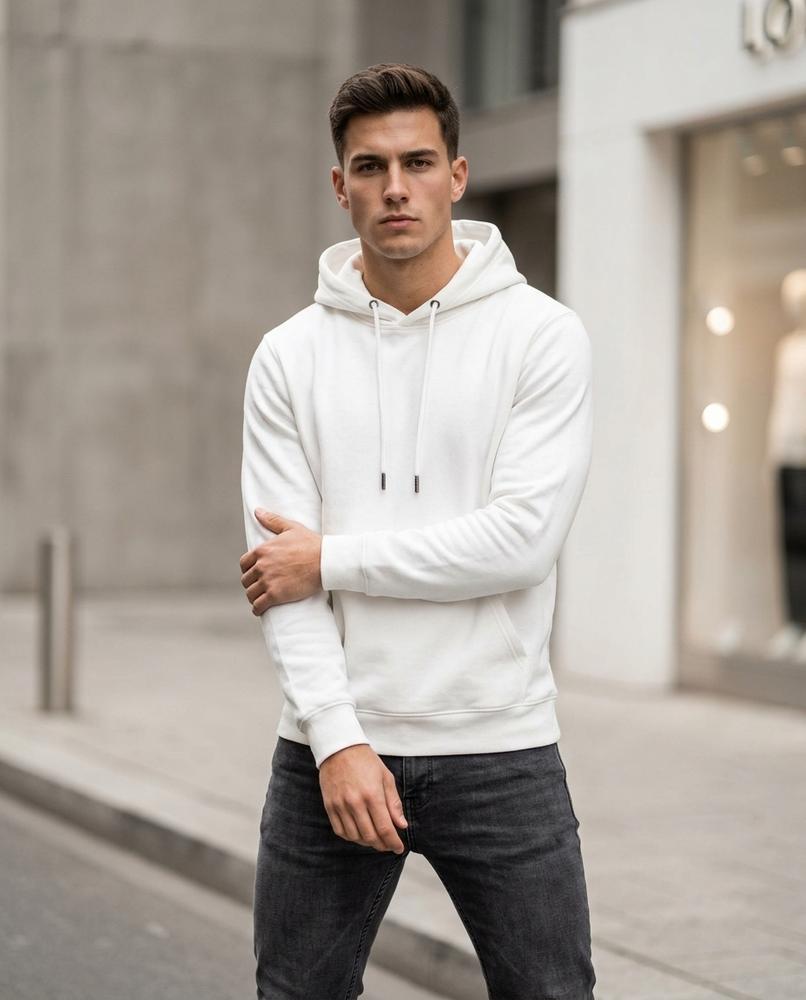 Zumieze - Timin | Solid-Color Long-Sleeved Hoodie Men