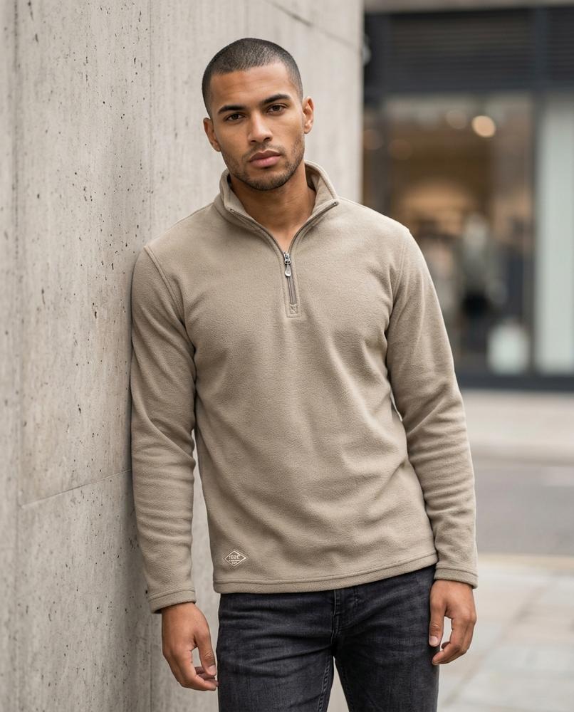 Zumieze - Nonor | Quarter-Zip Fleece Sweatshirt Men