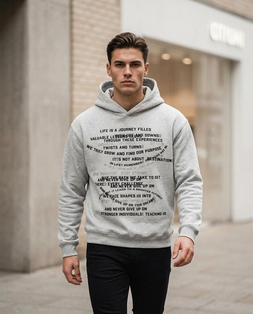 Zumieze - Sesil | Printed Long-Sleeved Hoodie Men