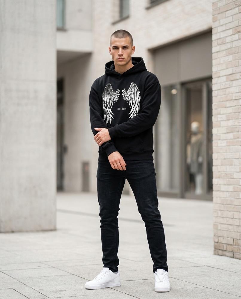 Zumieze - Zaser | Printed Hooded Hoodie Men