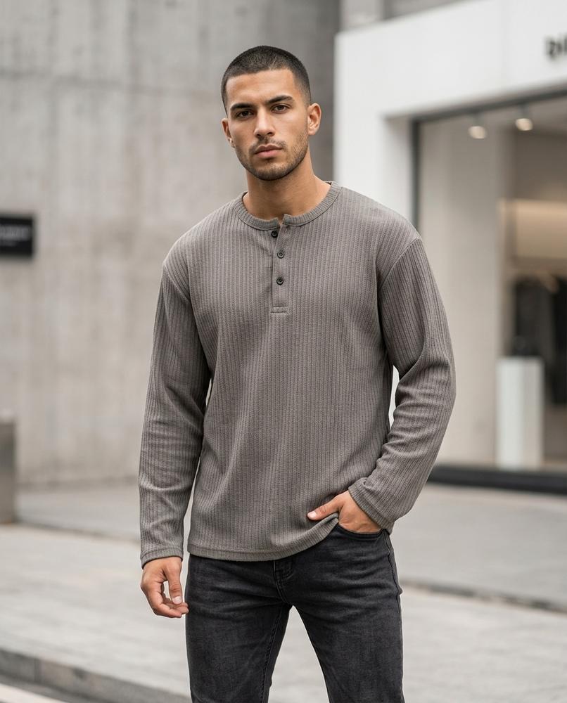 Zumieze - Timel | Ribbed Relaxed-Fit Sweater Unisex