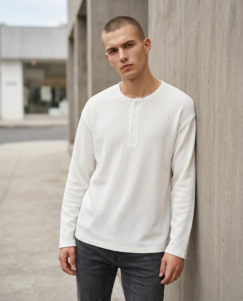 Zumieze - Timel | Ribbed Relaxed-Fit Sweater Unisex