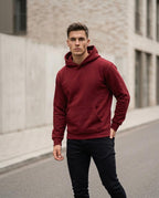 Zumieze - Yosen | Relaxed-Fit Solid-Color Hoodie Unisex