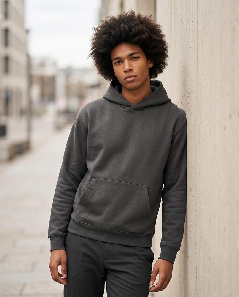 Zumieze - Yosen | Relaxed-Fit Solid-Color Hoodie Unisex