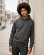 Zumieze - Yosen | Relaxed-Fit Solid-Color Hoodie Unisex