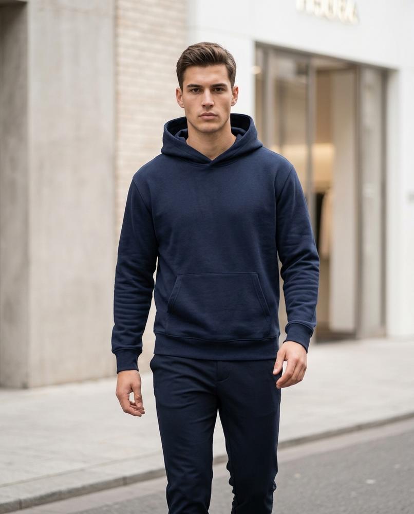 Zumieze - Yosen | Relaxed-Fit Solid-Color Hoodie Unisex