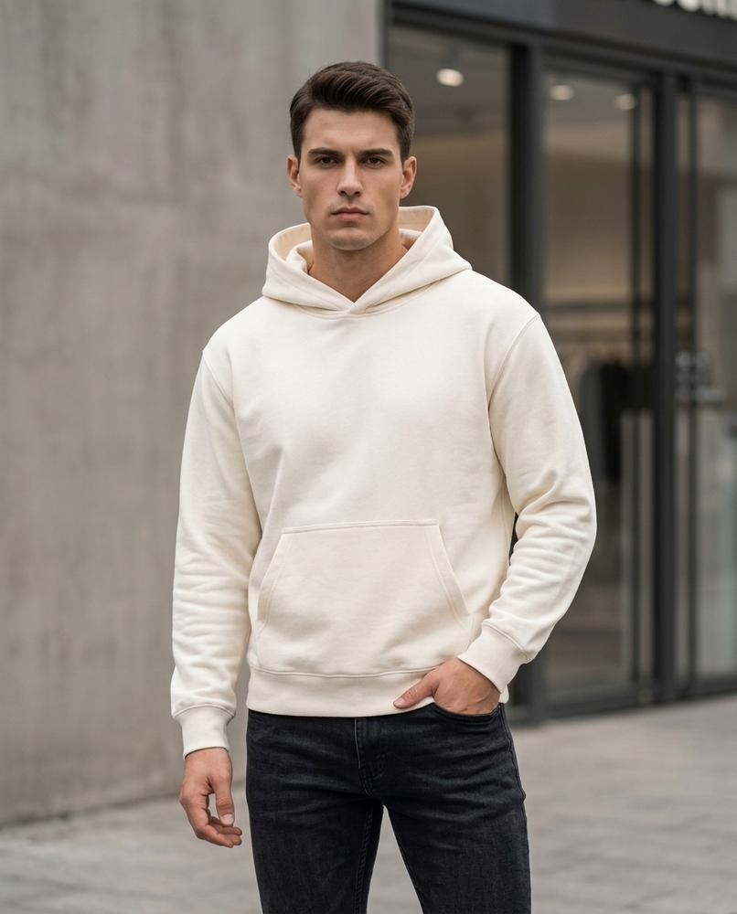 Zumieze - Yosen | Relaxed-Fit Solid-Color Hoodie Unisex